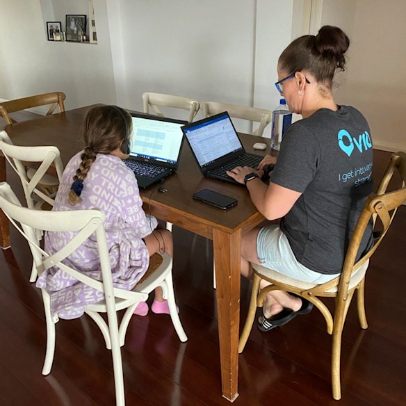 "Day one had a few little hiccups but once we were set up it was all systems go," said mum-of-two Emma.