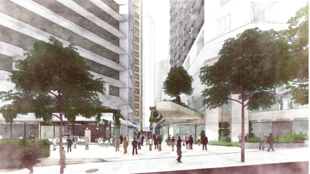 The QIC Triplets and 62 Mary Street development is proposed to be completed over four stages.