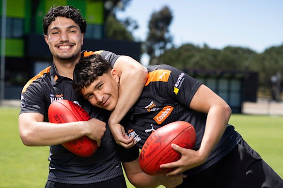 Hussien El Achkar and Adam Sweid are expected to be selected in next week’s AFL draft.