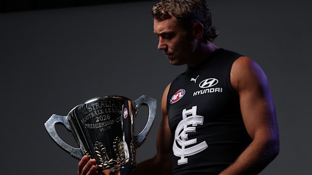 Carlton superstar Patrick Cripps is still pushing for his chance to hold the premiership cup aloft on the final day of the season.