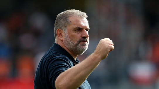 Ange Postecoglou after Spurs went top of the table at Luton.