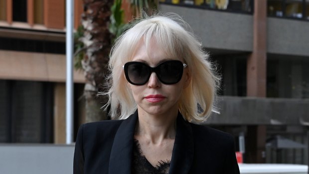 Zali Burrows arrives at the Federal Court in Sydney on Thursday for the hearing on Bruce Lehrmann’s appeal.