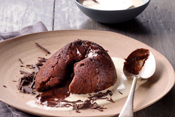 Jill Dupleix’s molten chocolate pudding.