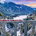 Taking the regional service involves changing trains twice.