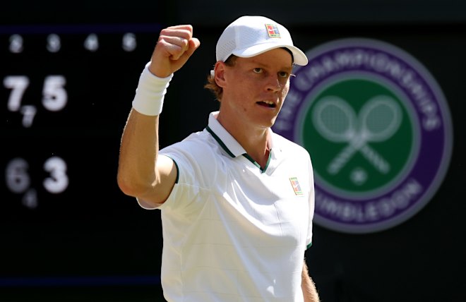 Jannik Sinner reaches another Wimbledon semi-final as Cruz Hewitt wins again