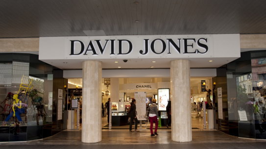 David Jones' flagship store in Bourke Street.