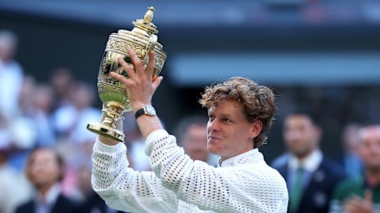 Jannik Sinner has won back-to-back Wimbledon titles.