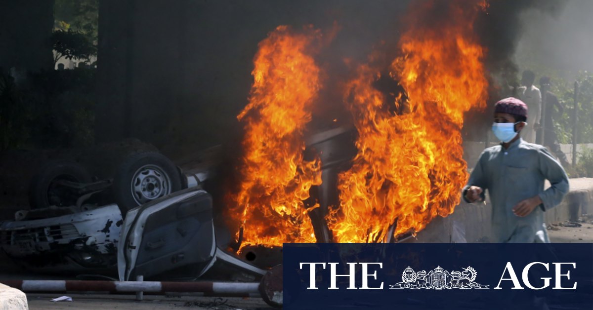Troops to quell riots after ambulances and buildings burnt as former PM slapped with new costs