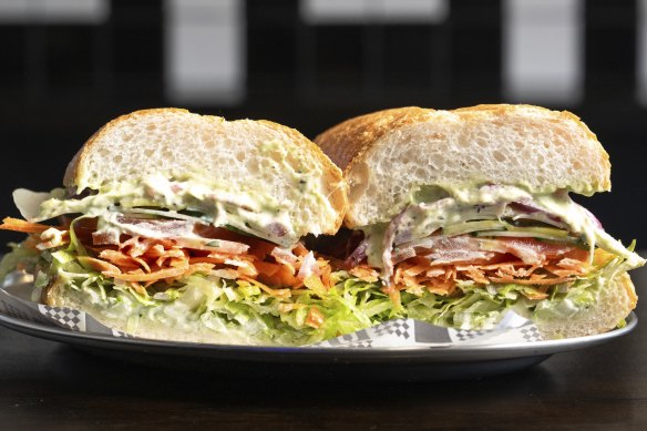 Salad sandwich.