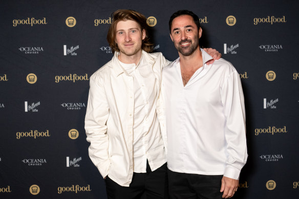 Vue de Monde executive chef Hugh Allen (left) and Andy Allen of Three Blue Ducks and MasterChef.