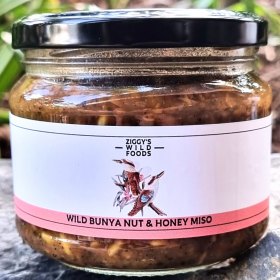 Ziggy’s Wildfoods bunya nut and honey miso.
