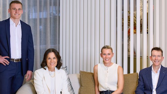 David, Michele, Grace and Pierce Roseby.