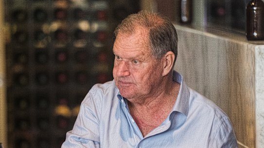 Robert Doyle at lunch in South Melbourne in October 2018.  