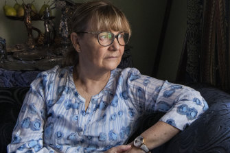 Genevieve Milton at her Sydney  home.