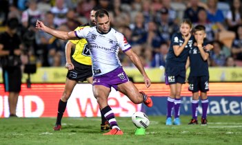 Nrl 2019 Melbourne Storm Star Cameron Smith Breaks Record And North Queensland Cowboys Hearts