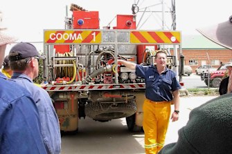 Mick Holton, president of the NSW Volunteer Fire Fighters Association.