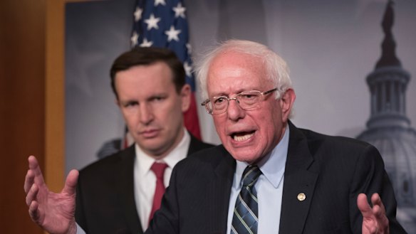 Sending a message to Saudi Arabia's "despotic regime": Senator Bernie Sanders.