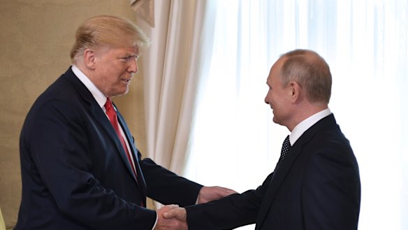 US President Donald Trump and Russian President Vladimir Putin