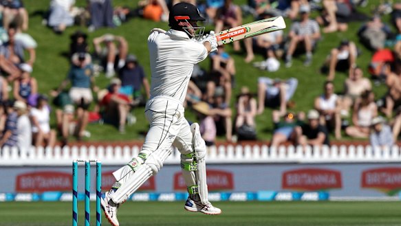 New Zealand captain Kane Williamson in action against England.