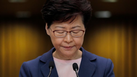 "Don't force Hong Kong into an abyss" Hong Kong Chief Executive Carrie Lam urged protesters in a press conference this week.
