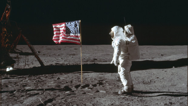 As boomers took a walk on the wild side, astronaut Buzz Aldrin and Neil Armstrong took a stroll on the moon.
