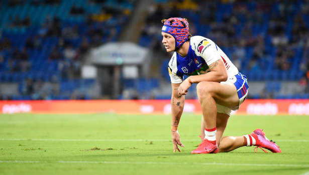 Kalyn Ponga is in huge doubt for this year's State of Origin series. 