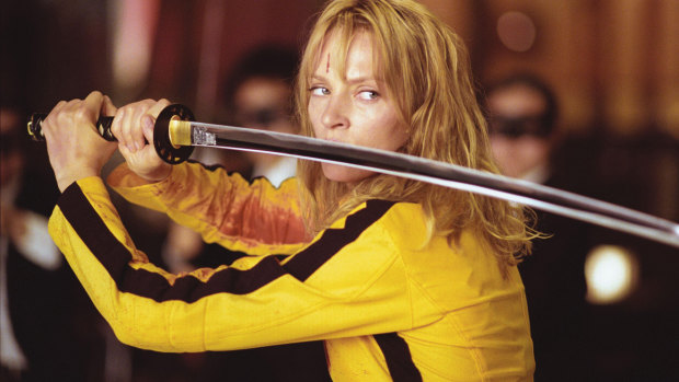 Uma Thurman's sword-wielding former assassin just wants to reconnect with her child in Kill Bill: Vol 1. 
