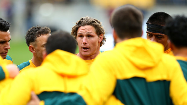 Wallabies star Michael Hooper will play his first match in Newcastle on Saturday since his debut in 2012.