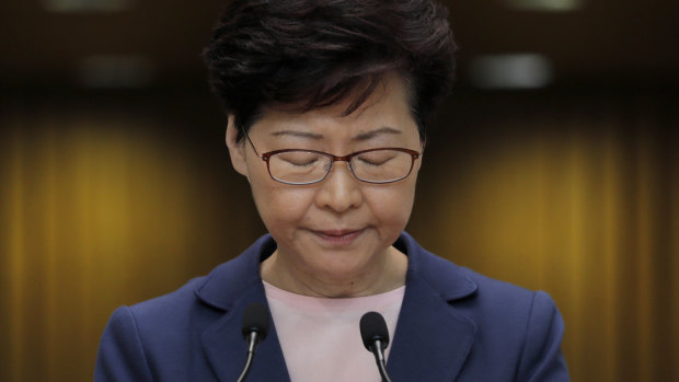 "Don't force Hong Kong into an abyss" Hong Kong Chief Executive Carrie Lam urged protesters in a press conference this week.