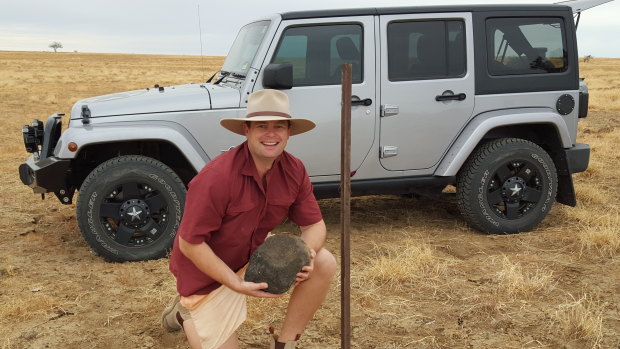 Dr Matt White has led a dig team which has uncovered the bones of the largest carnivorous dinosaur yet discovered in Australia