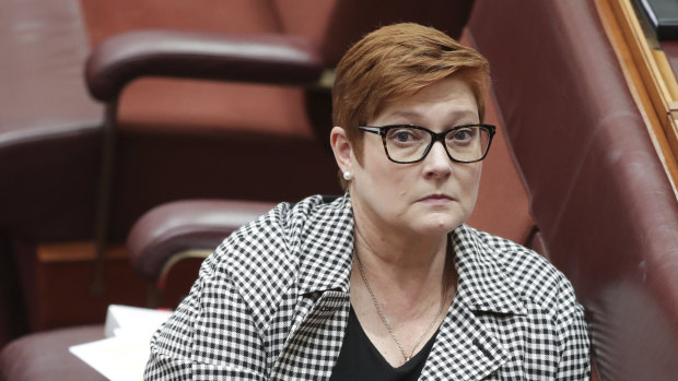 Foreign Affairs Minister Marise Payne.