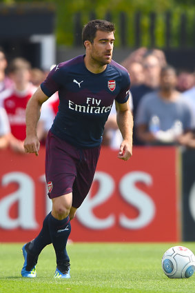 New face: Sokratis Papastathopoulos is one of Arsenal's big summer signings.