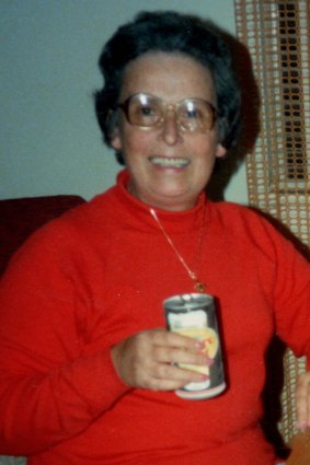 Margaret Sleeman, the nation's first female magistrate, enjoying a beer.