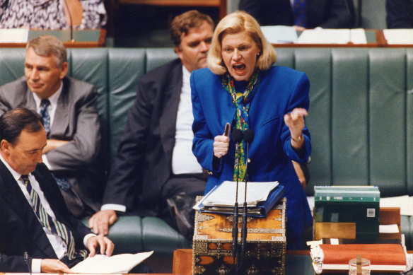 Federal minister Ros Kelly resigned in 1994 after the $30 million "sports rorts" affair.