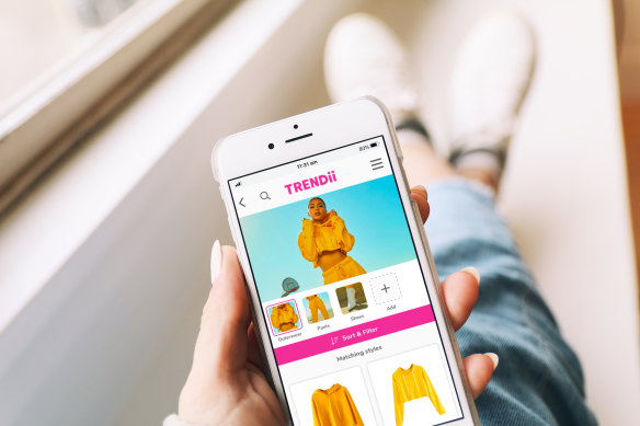Trendii uses artificial intelligence to scan images for online shopping matches.