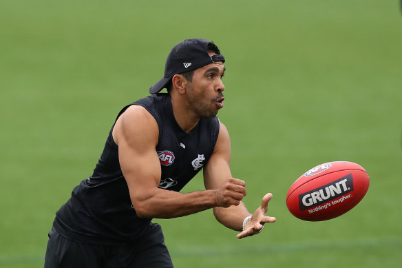 Eddie Betts and the Blues will regroup on Monday.