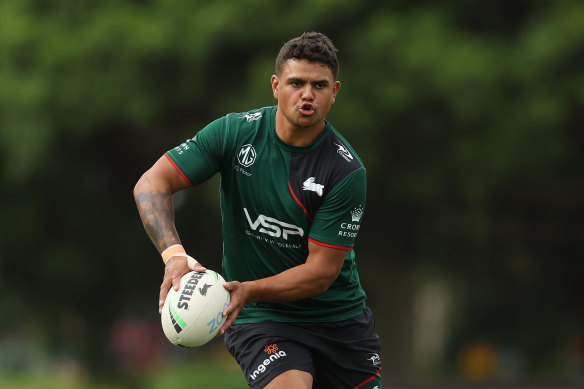 Latrell Mitchell is aiming to play his first full season for Souths.