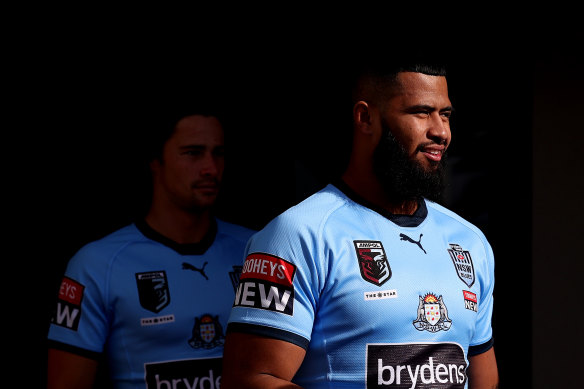 Payne Haas at NSW training.