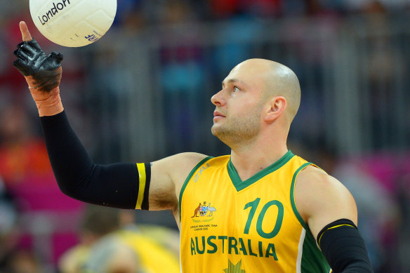 
Steelers captain Chris Bond competes in the London 2012 Paralympics.