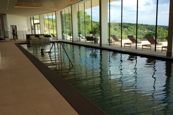 Relax in the pool at Royal Champagne Hotel & Spa.