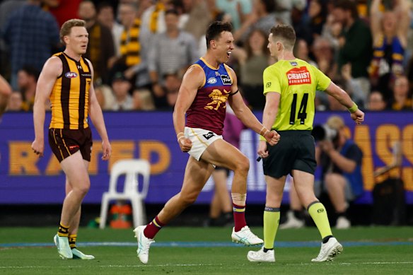 Hugh McCluggage and the Brisbane Lions clinched the win in the dying minutes of Saturday’s game.