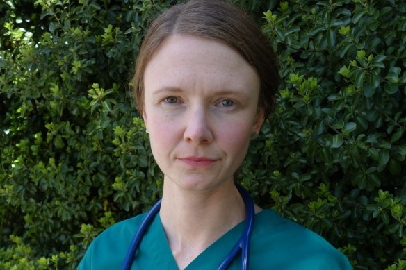 Medical registrar Samantha Dingwall. 
