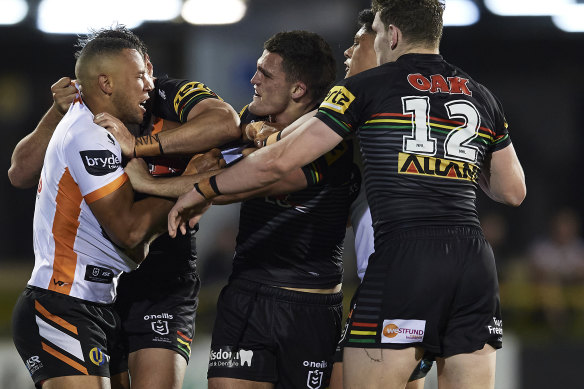 There was no love lost again between the Tigers and Panthers on Saturday night.