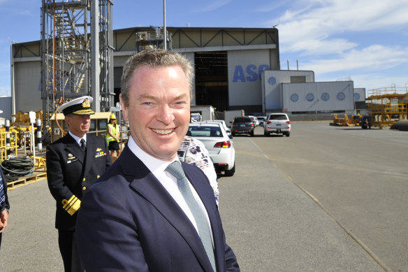 Former defence industry minister Christopher Pyne wanted the submarines built in South Australia.