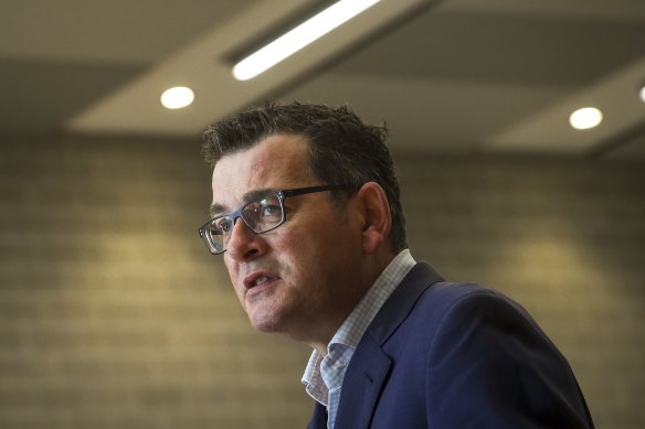 Premier Daniel Andrews on Thursday.