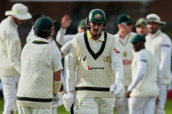 Matt Renshaw was out twice on day four.