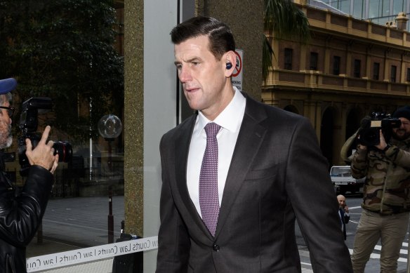 Ben Roberts-Smith arrives at the Federal Court on June 23. 