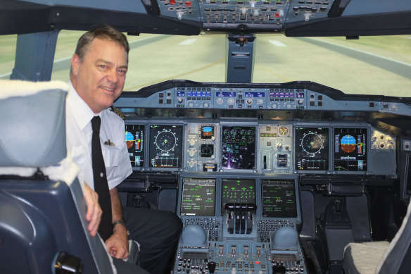 Former Qantas captain David Evans.
