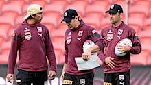 Johnathan Thurston, Billy Slater and Cameron Smith. 