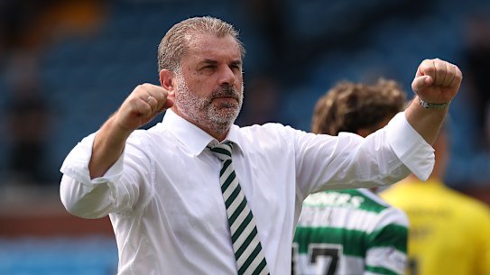 Ange Postecoglou’s Celtic have made a perfect start to their Scottish Premiership title defence.